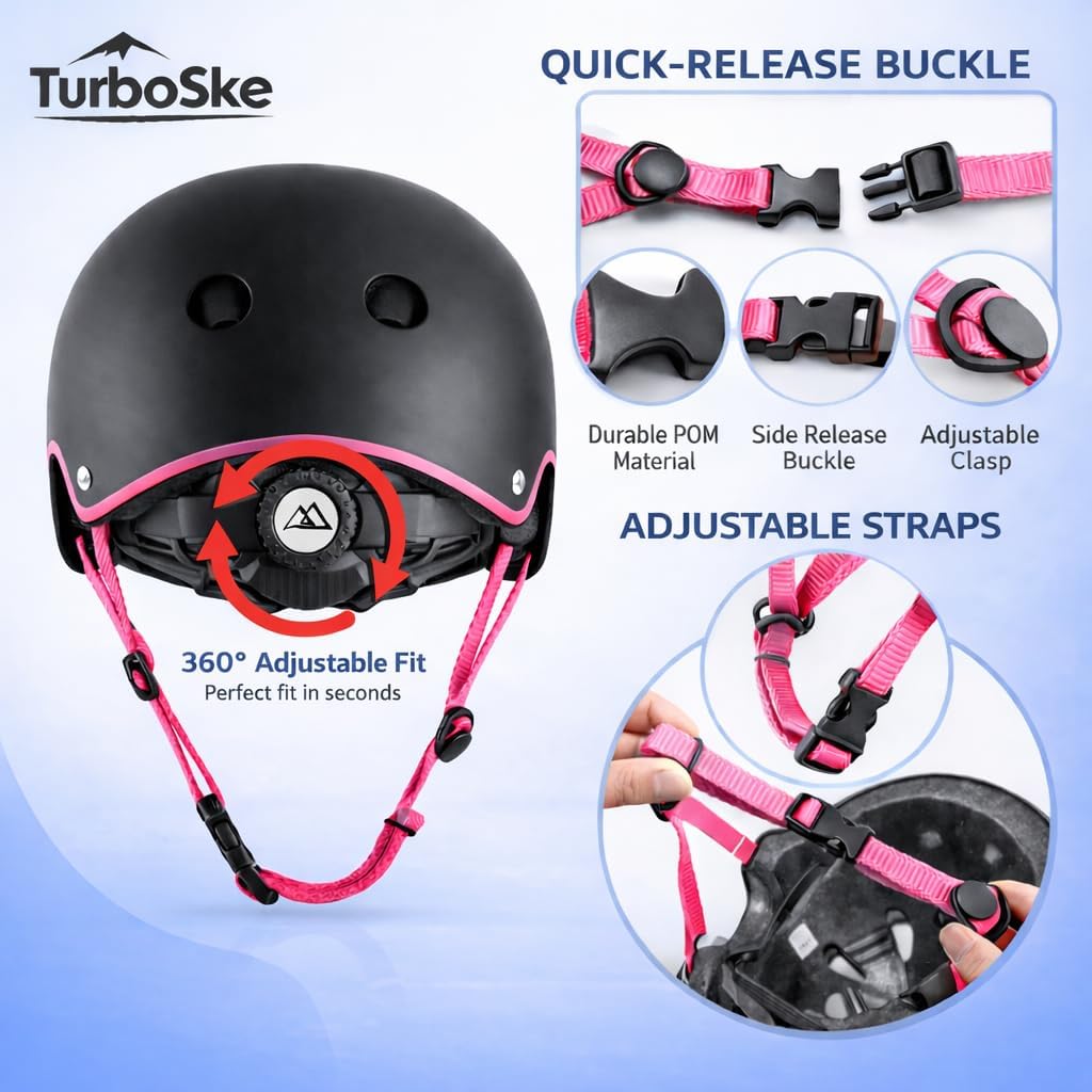 Skateboard Helmet,BMX Bike Multi-Sport Helmet for Youth,Men Women