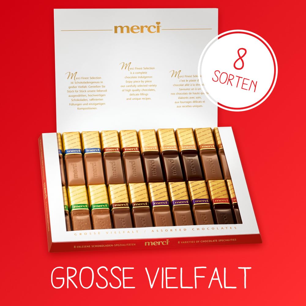 Merci Assorted Chocolate Finest Selection 8 Flavors