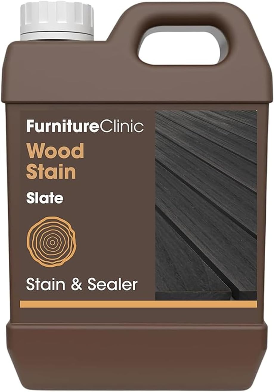 Furniture Clinic Wood Stain | Dark Oak | Water Based | Fast Drying, Low Odor