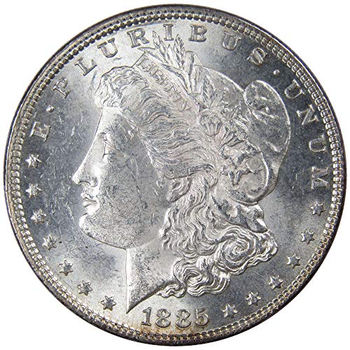 1885 Morgan Silver Dollar CH AU Choice About Uncirculated $1 Coin | Collectible Coin: Morgan Dollar, 1885, Silver, Choice About Uncirculated