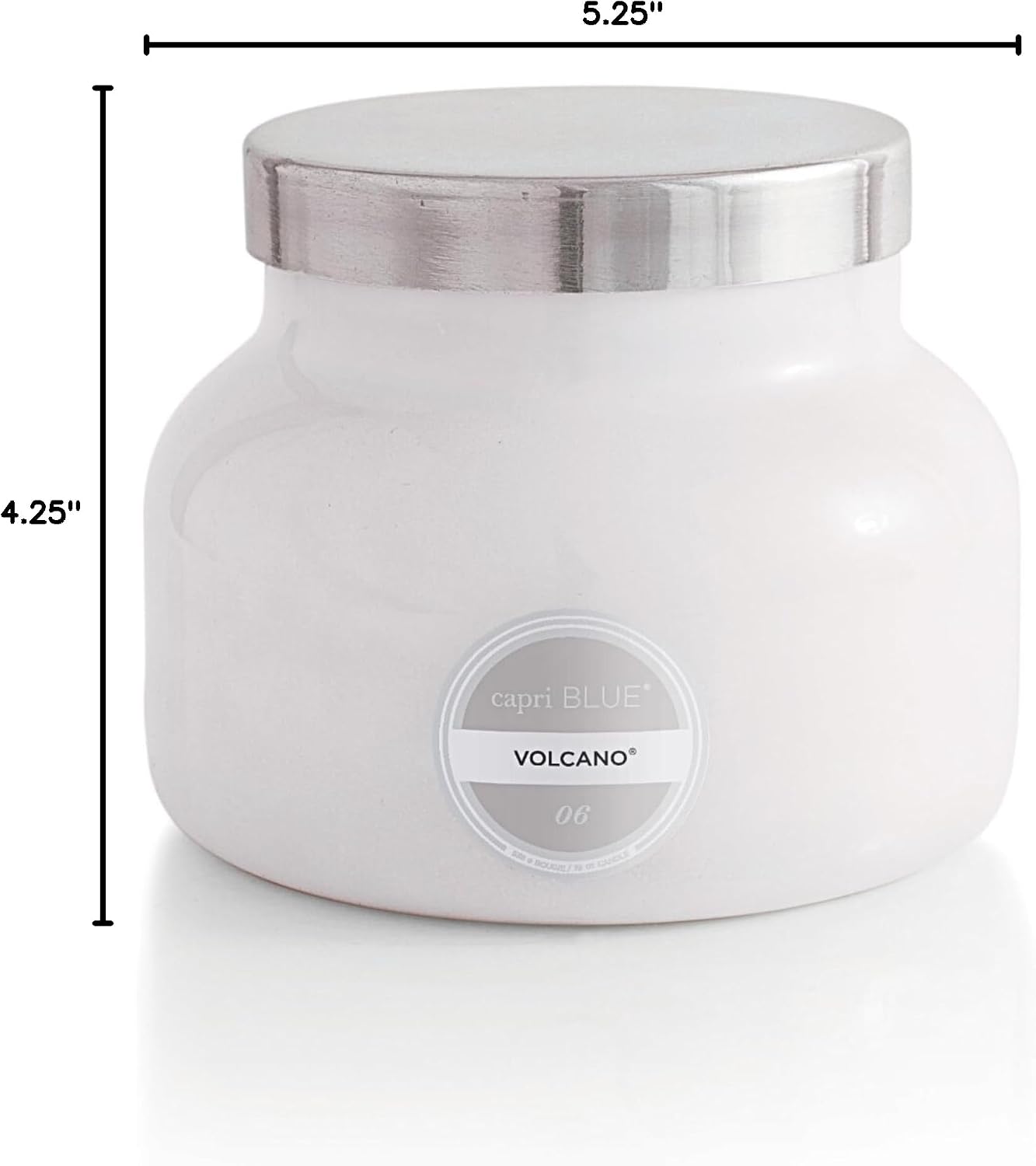 Capri Blue Volcano Scented Candles - Luxury Glass Jar Candles for Home Scented with Tropical Fruit & Sugared Citrus - Soy Wax Blend - Blue Color (19 oz)