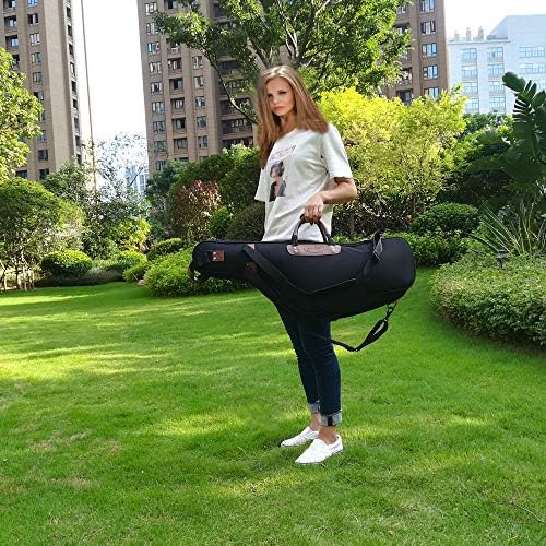 Tenor Saxophone Case Lightweight Soft Padded Bb Sax Gig Bag with Backpack Straps