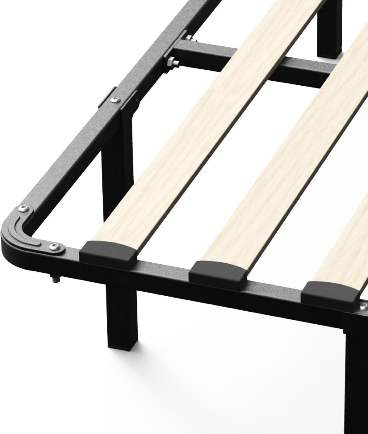 ZINUS SmartBase Compack Mattress Foundation, 14 Inch Metal Bed Frame, No Box Spring Needed, Sturdy Steel Slat Support, Full