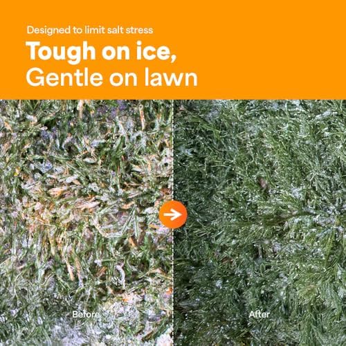 ECO-ST Ice Melt Safe For Concrete - Fast Acting - Pet Safe Anti-Corrosion Snow Melt - Effective at -30℉ (11lb)