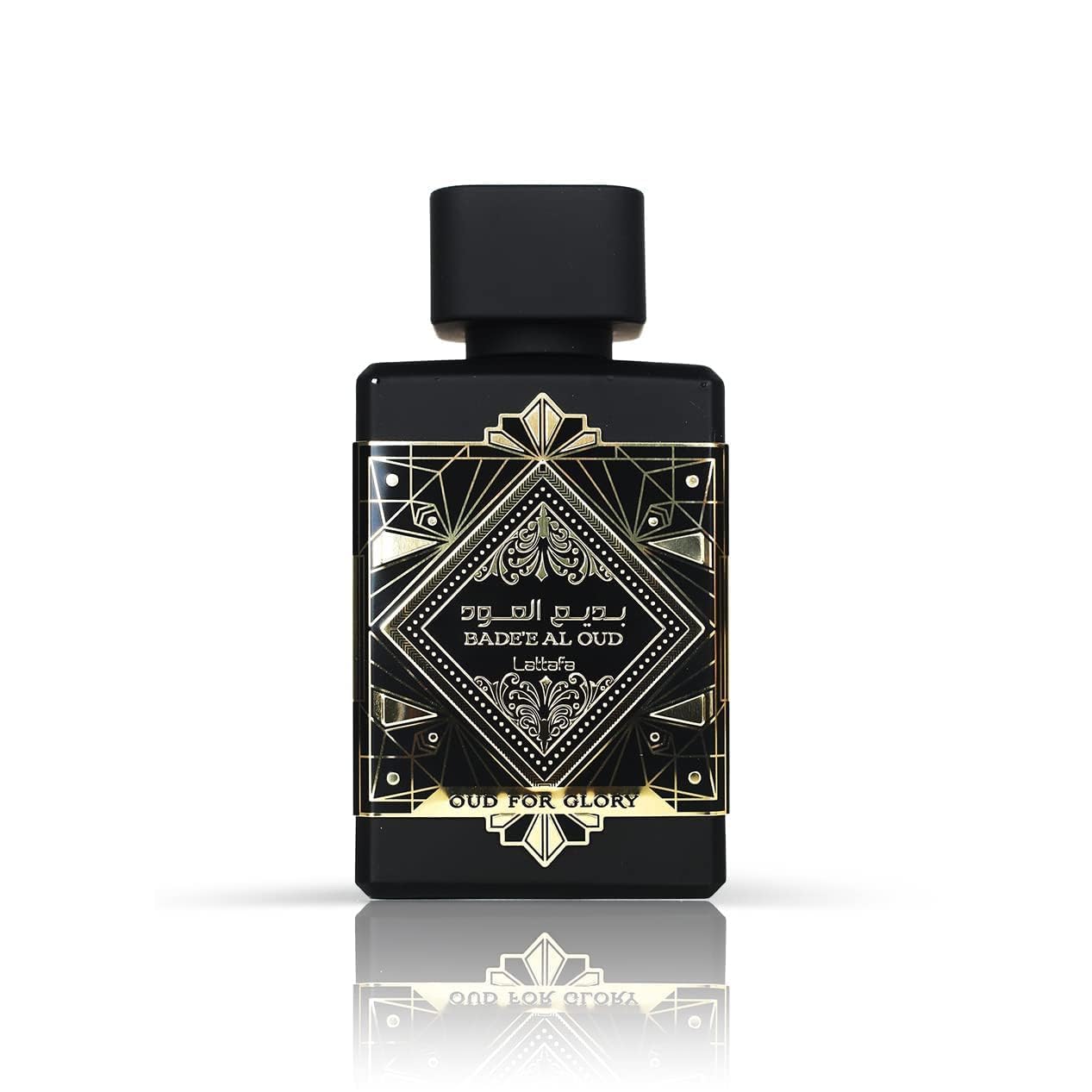 Lattafa Perfumes Bade'e Al Oud, Oud for Glory for Unisex Eau de Parfum Spray, 3.4 Ounce