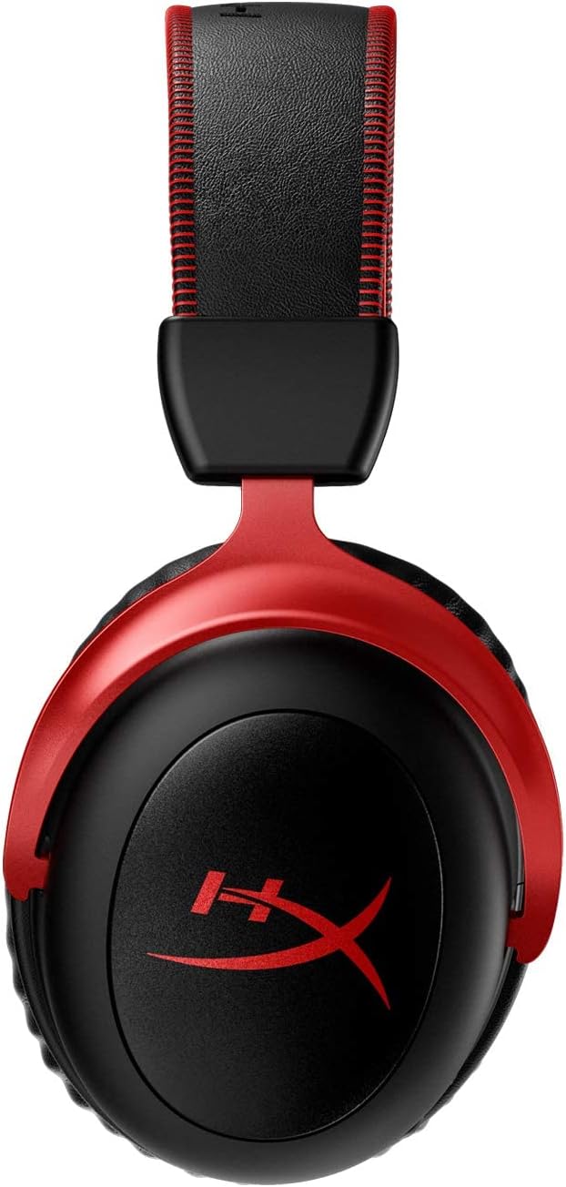 HyperX Cloud II Gaming Headset - 7.1 Surround Sound - Memory Foam Ear Pads - Durable Aluminum Frame - Multi Platform Headset - Works with PC, PS4, PS4 PRO, Xbox One, Xbox One S - Red (KHX-HSCP-RD) | 7.1 Surround Sound, Memory Foam Ear Pads, Durable Alumi…