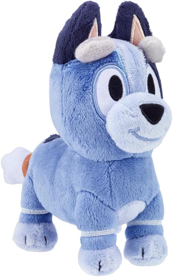 Bingo & Bluey Plush Toys 2-Pack, Soft Deluxe Fabric, Embroidered