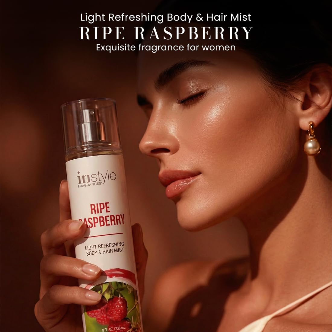 Instyle Fragrances Light Refreshing Body & Hair Mist, Tahitian Vanilla