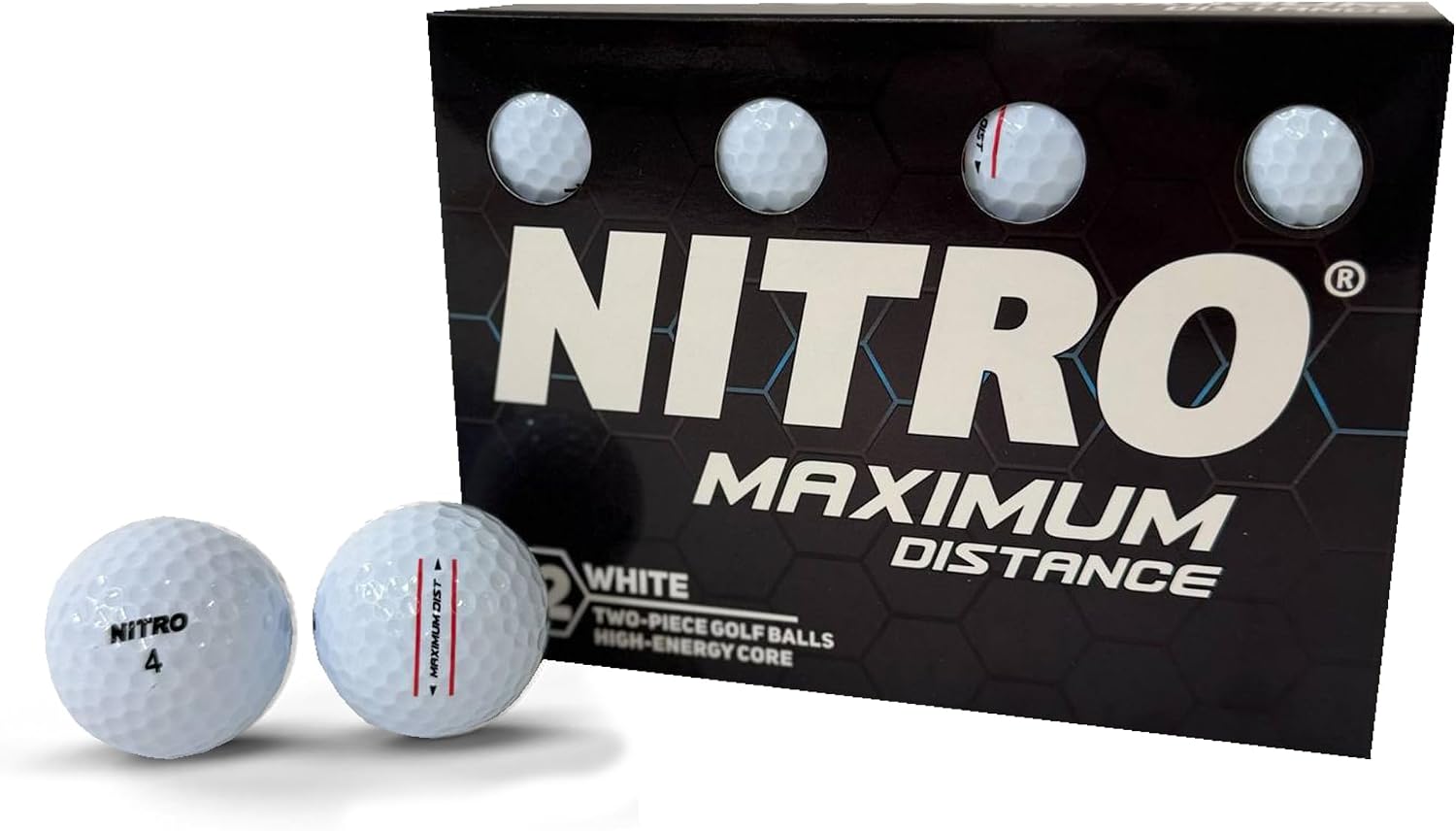 Nitro Maximum Distance Golf Ball (12-Pack)