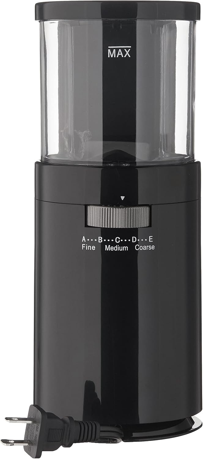 SOLOGRIND 2-in-1 Automatic Single Serve Coffee Burr Grinder for Coffee Pod,Black,1 EA