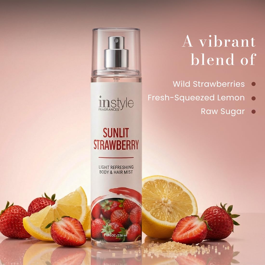 Instyle Fragrances Light Refreshing Body & Hair Mist, Tahitian Vanilla