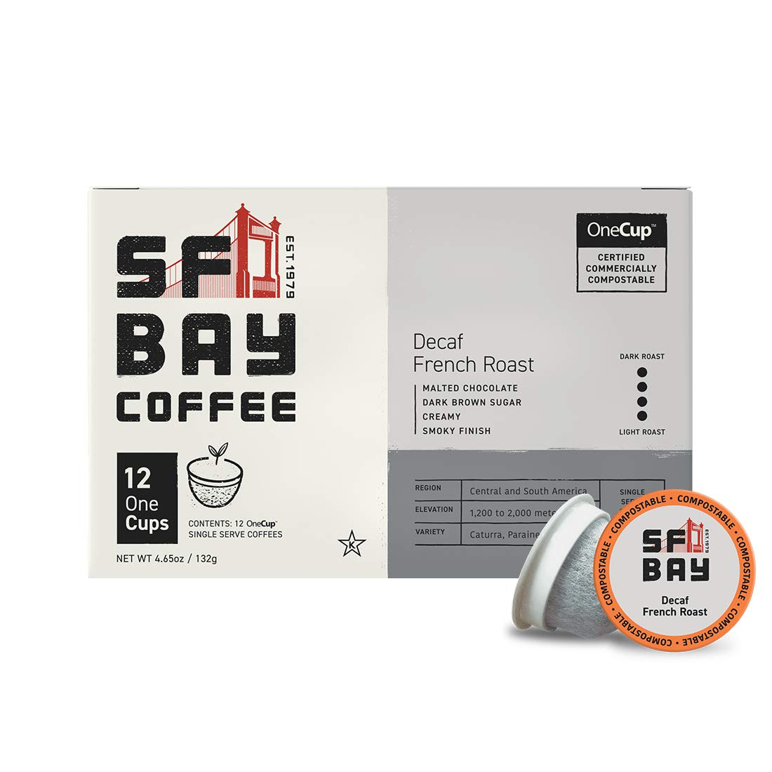 SAN FRANCISCO BAY FRENCH ROAST 24 ONE CUPS for Keurig K-Cup Brewers