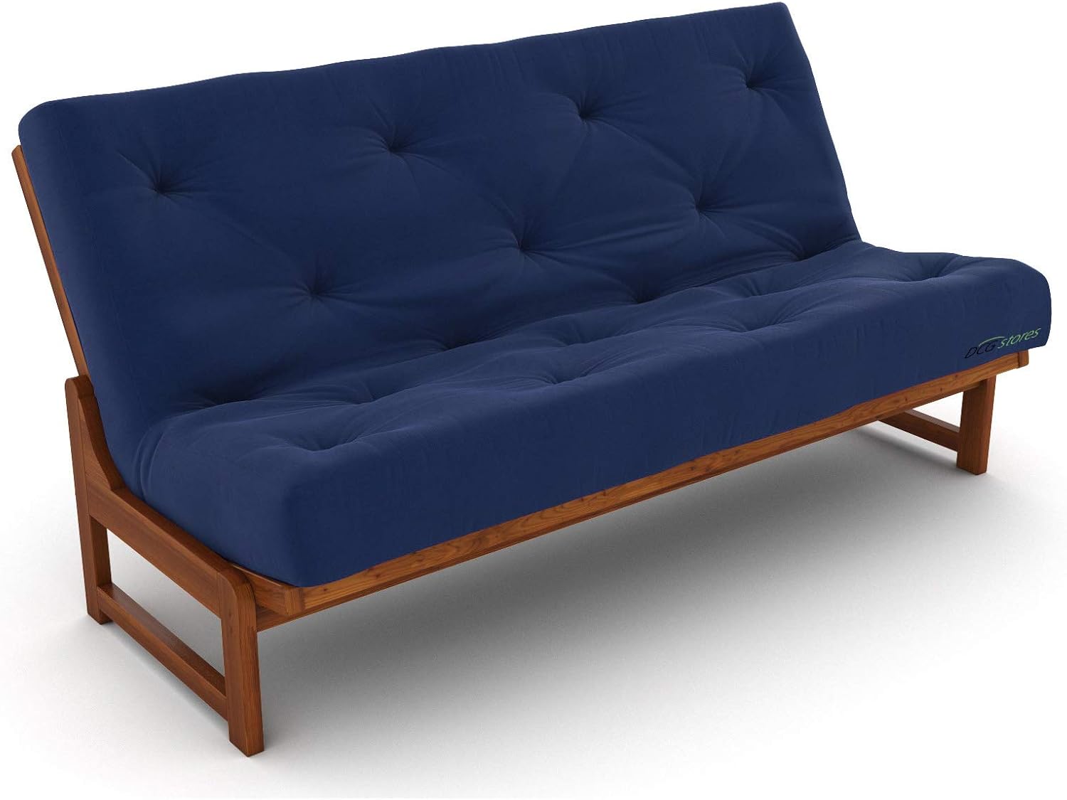 Nirvana Futons Plush, Comfortable 8-Inch Full Futon Mattress, Microfiber Fudge - Made in USA