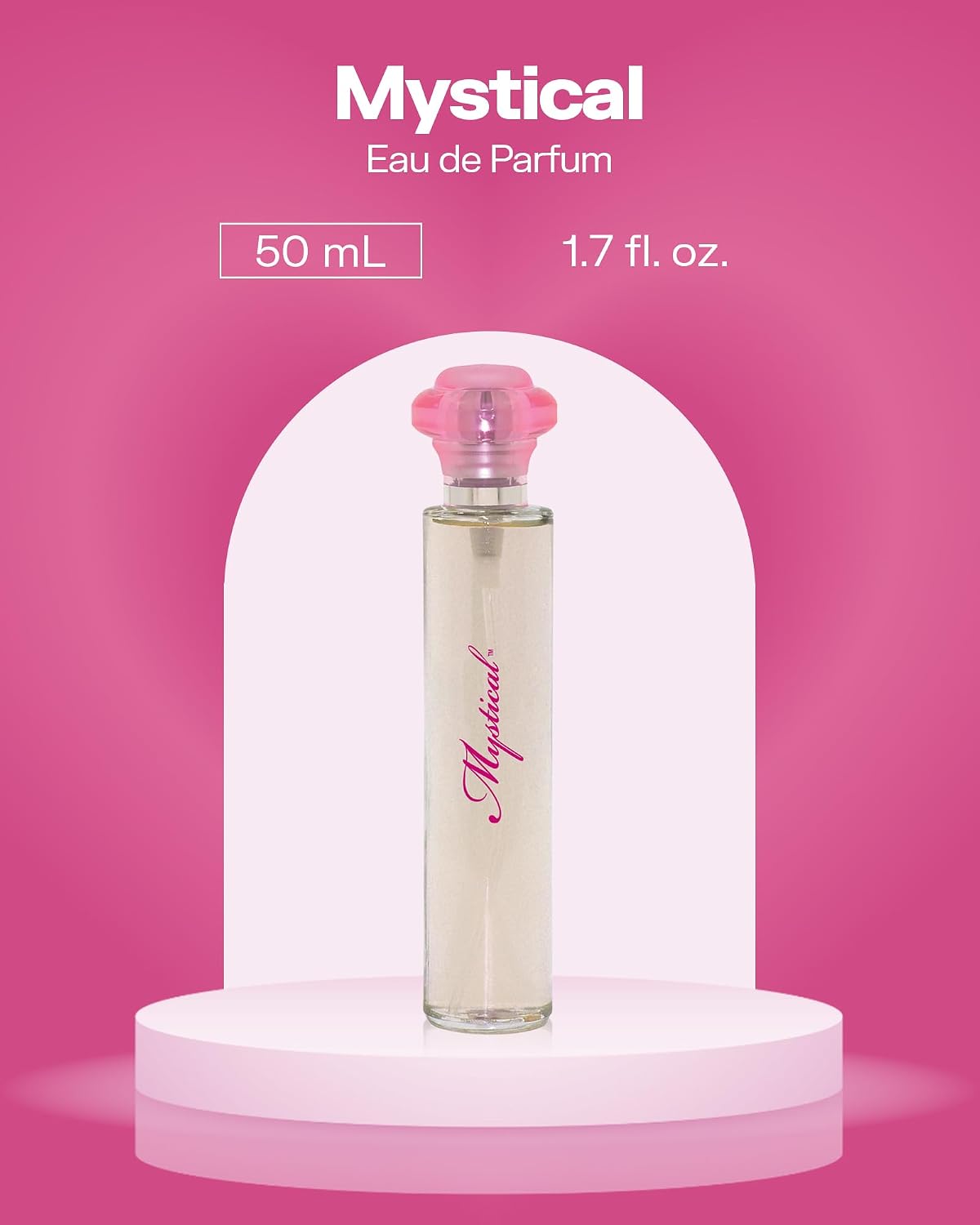 PB ParfumsBelcam Mystical Eau de Parfum Spray for Women – Sweet Fruity Floral Perfume with Citrus, Jasmine, Muguet