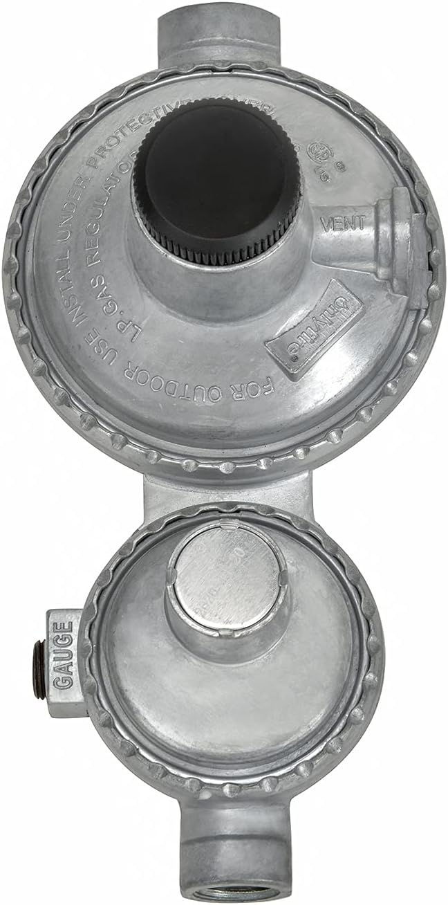 onlyfire Horizontal Two Stage RV Propane Regulator