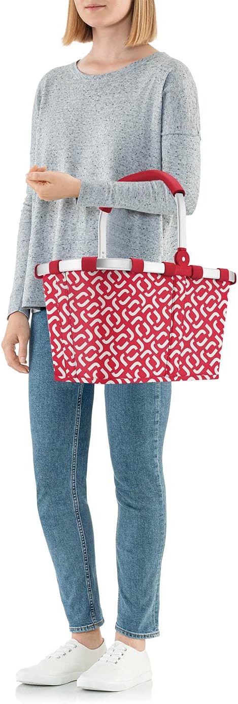 Reisenthel Red Aluminum Frame Foldable Pet Carrier, One Size, Red, Cat, Dog, Hamster, Rat, Everyday Use, Travel