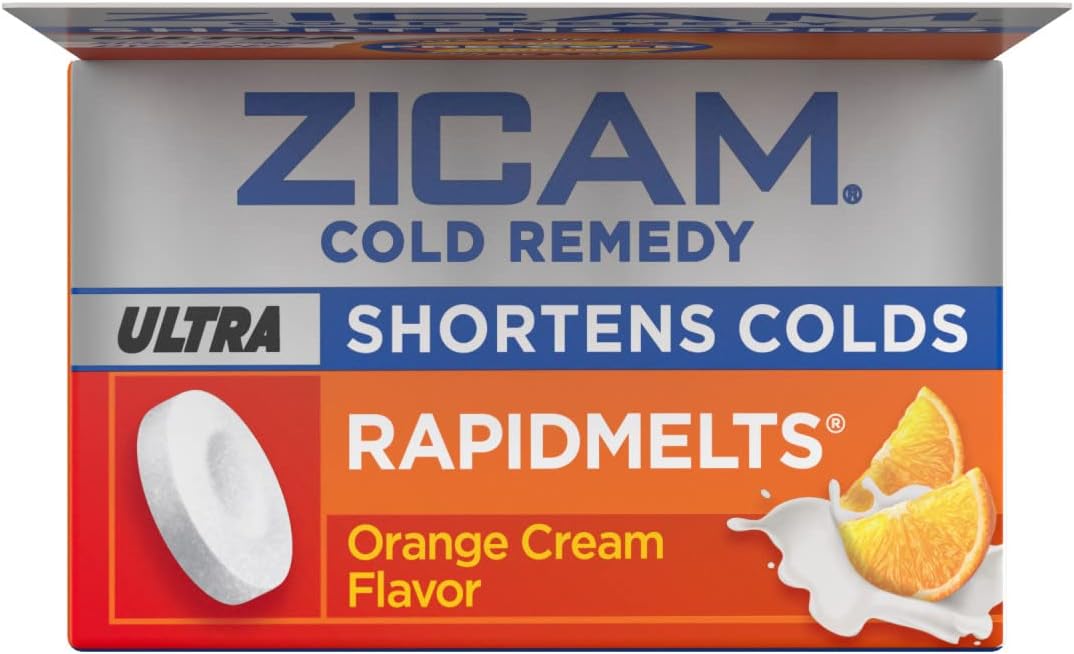 Zicam Cold Remedy RapidMelts, Citrus, 25 Count