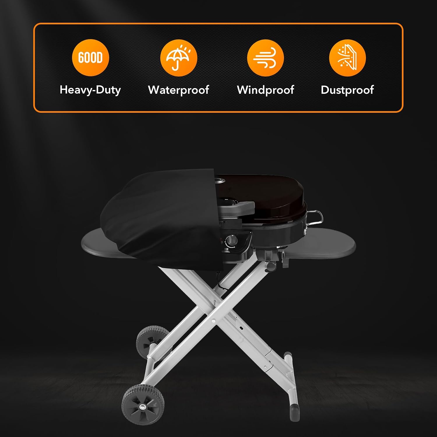 Grill Cover fits for Coleman Roadtrip LX/LXX/LXE/285 and Smoke Hollow 205