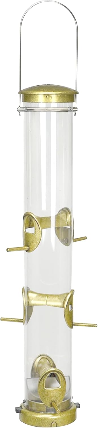 Aspects 395 Quick-Clean Seed Tube Feeder, Medium - Antique Brass