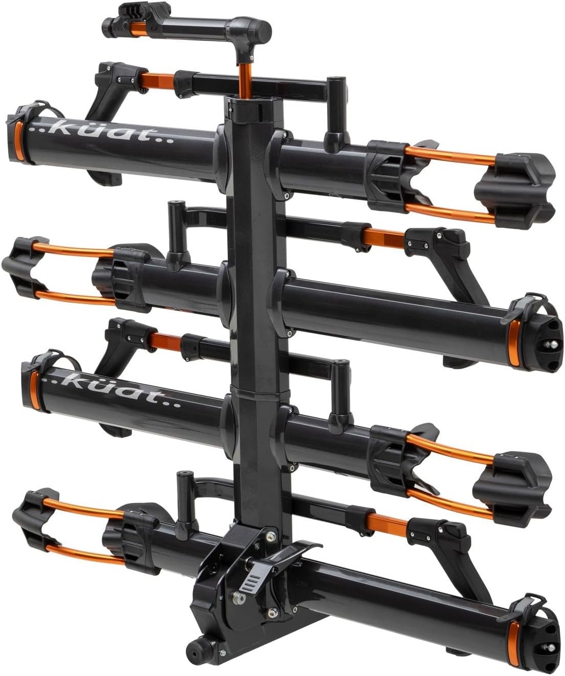 Kuat NV Add-On 2.0-2" - +2-Bike Rack, Black Metallic (NA22B) | Increases 2" NV 2.0 to a 4-Bike Hitch Rack, Rugged All-Metal Construction, E-Bike Compatible, Easy Installation