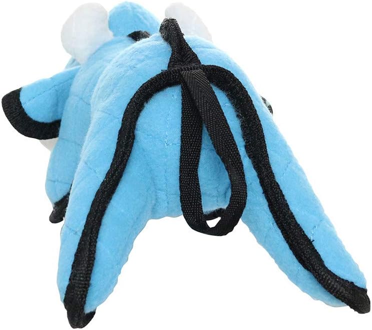TUFFY® : Cow Dog Toy: Ultra Durable Plush Toy with Multiple Layers & Reinforced Seams, Washable and Floats, Original Construction