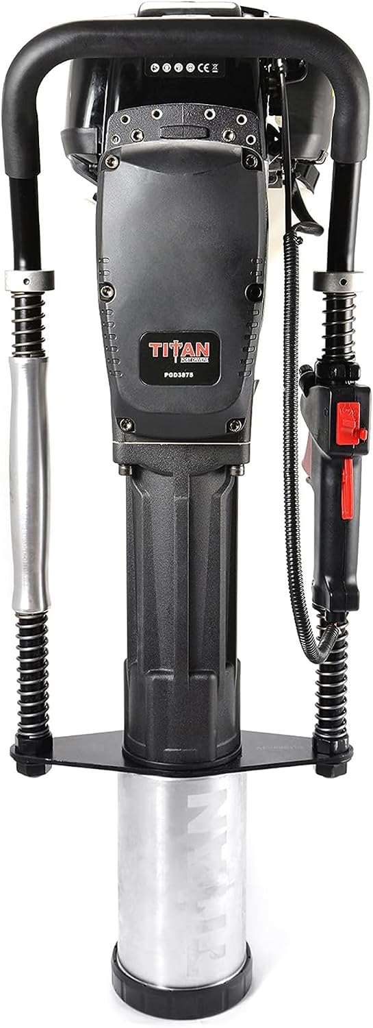 Titan PGD3875 Gas-Powered Post Driver, 1.3 HP, 3 7/8" Max Diameter