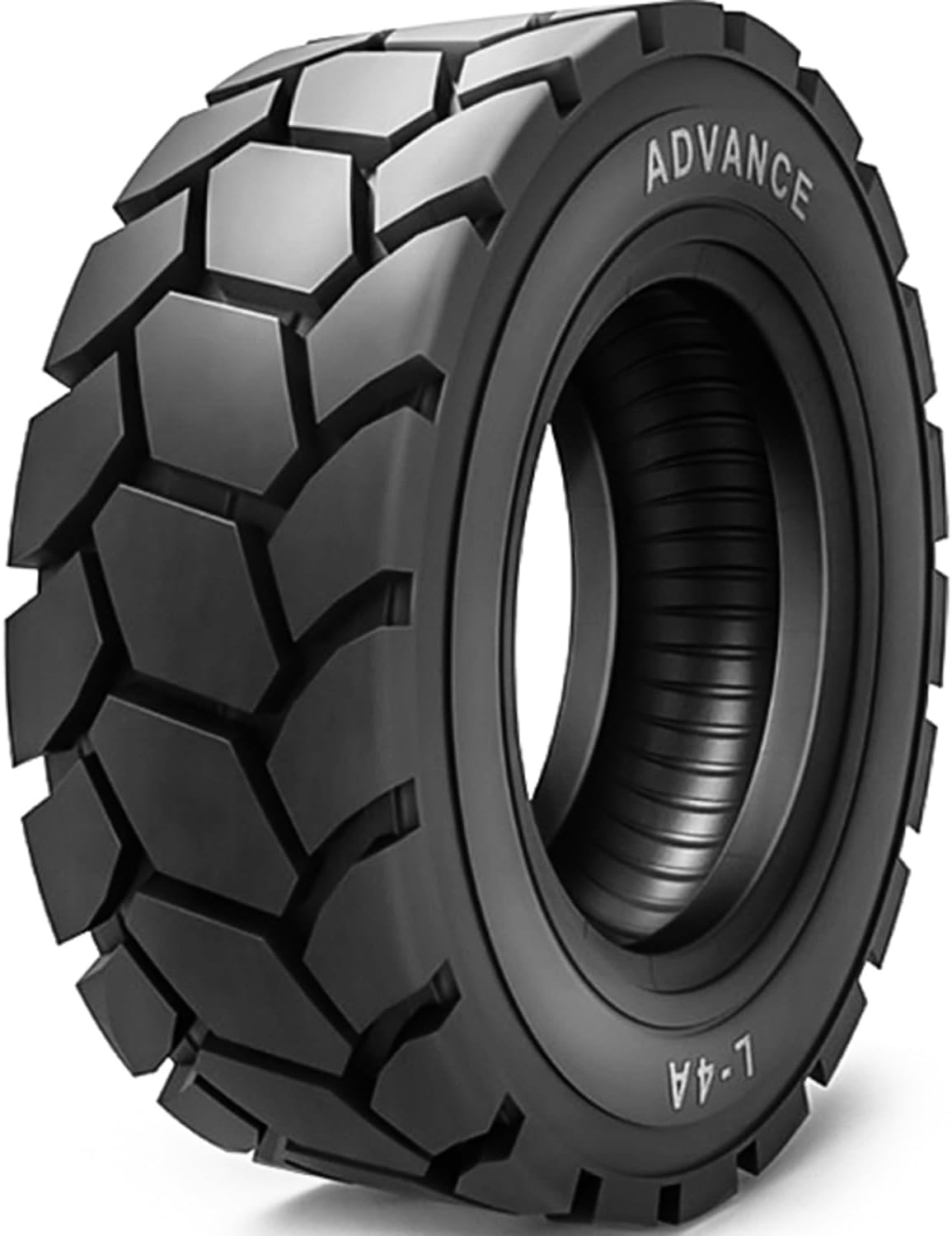 Advance HEAVY DUTY L-4A (Steel Belt) Industrial Tire - 12-16.5 | Industrial All Season Traction 146A2 Rated 14 Ply Bias Construction Black Sidewall
