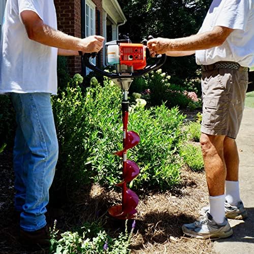 THUNDERBAY Partner Up 1 or 2 Man Earth Auger with 52cc, 2 Cycle Engine+ Extension