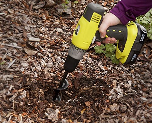 Willard & May Flower Bulb HEX Shaft Drill Planter, Non-Slip – 1.75 by 9 inch - Bulb & Bedding Plant Auger