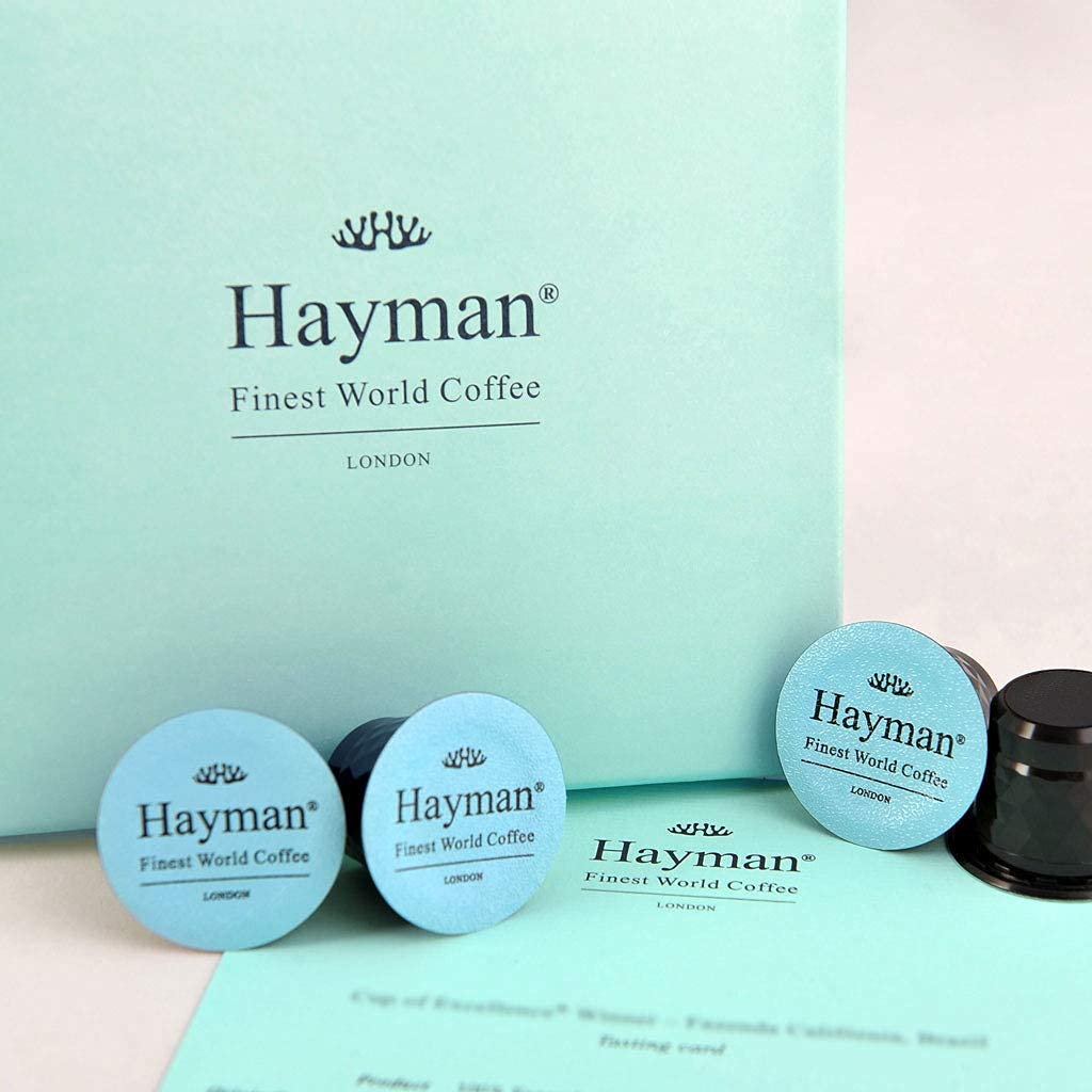 Hayman, 100% Kona Coffee From Hawaii, 20 Specialty Coffee Pods | Compatible With Nespresso Original Line Machines, Medium Roast