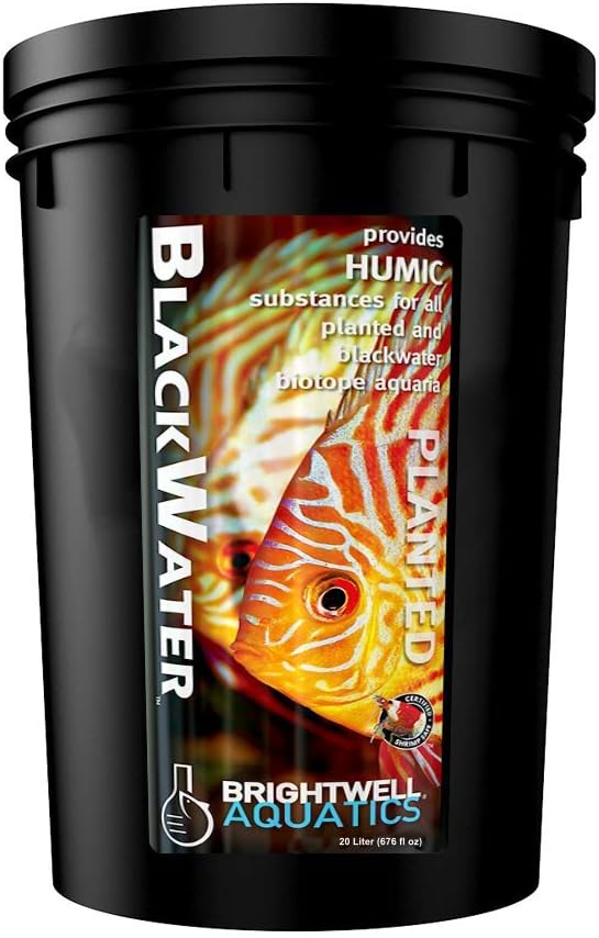 Brightwell Aquatics BlackWater Humic & Fulvic Acid for Aquariums, 250 ml