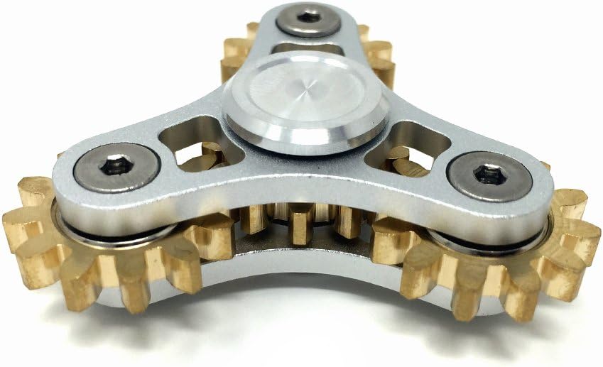 FXCOOLCT Hand Spinner 4 Gear Linkage Fidget Spinner Anti Stress Toys Tri-Spinner Fidget Stress Reducer Anxiety Killing Time Kids Adult Gift