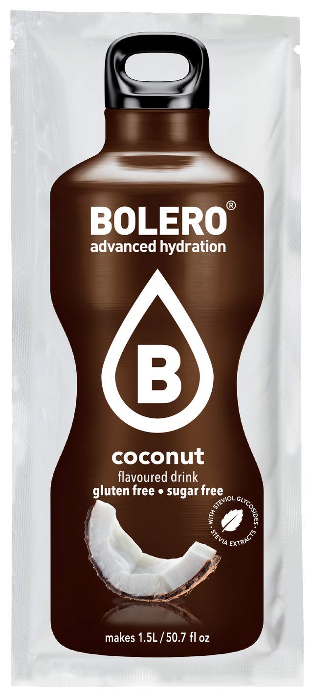 Bolero- Sugar Free Drink Mix Packets Pomegranate Fruit Flavors | Powdered Flavored Water Packets | 12 Large Sachet On The Go Packets