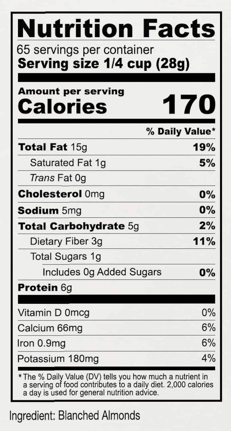 Anthony's Blanched Almond Flour, 2 lb, Finely Ground, Gluten Free, Non GMO, Vegan, Keto Friendly