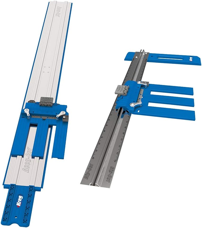 Kreg KMA2700 Accu-Cut 48-Inch Guide Track System With KMA2685 Rip-Cut 24-Inch Precision Edge Guide