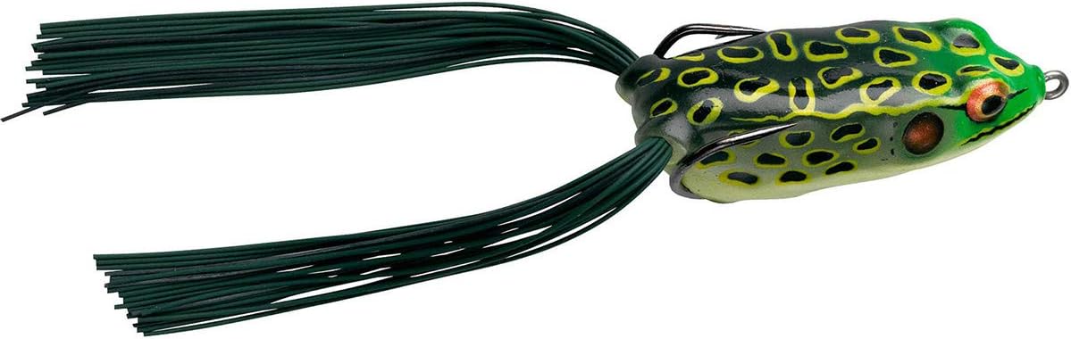Booyah Pad Crasher Topwater Bass Fishing Hollow Body Frog Lure with Weedless Hooks