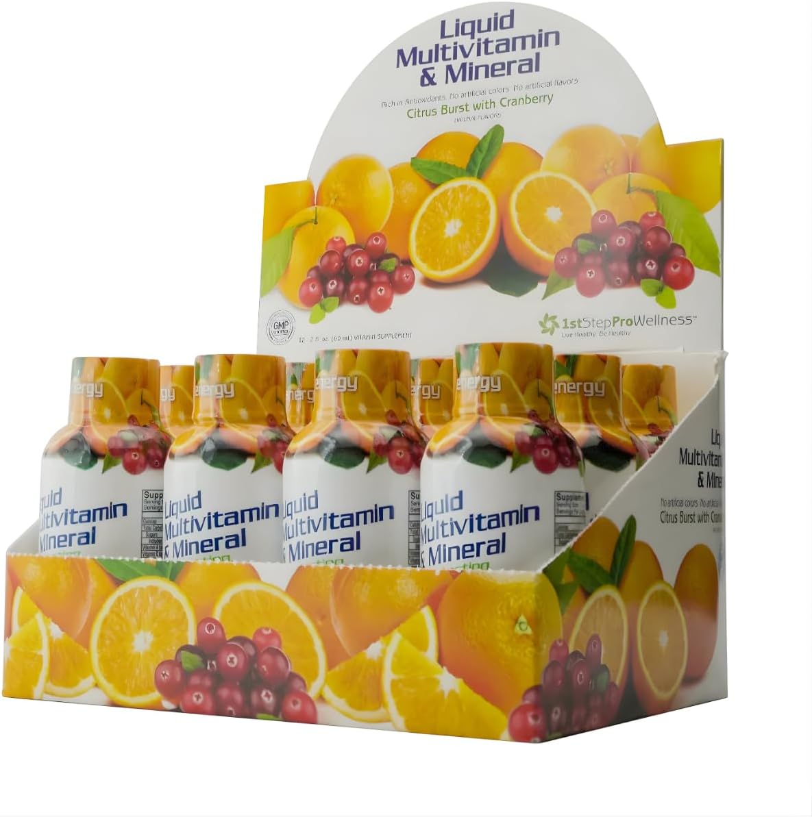 1st Step for Energy, Liquid Multivitamin and Mineral Citrus, 2-Ounce (Pack of 12)