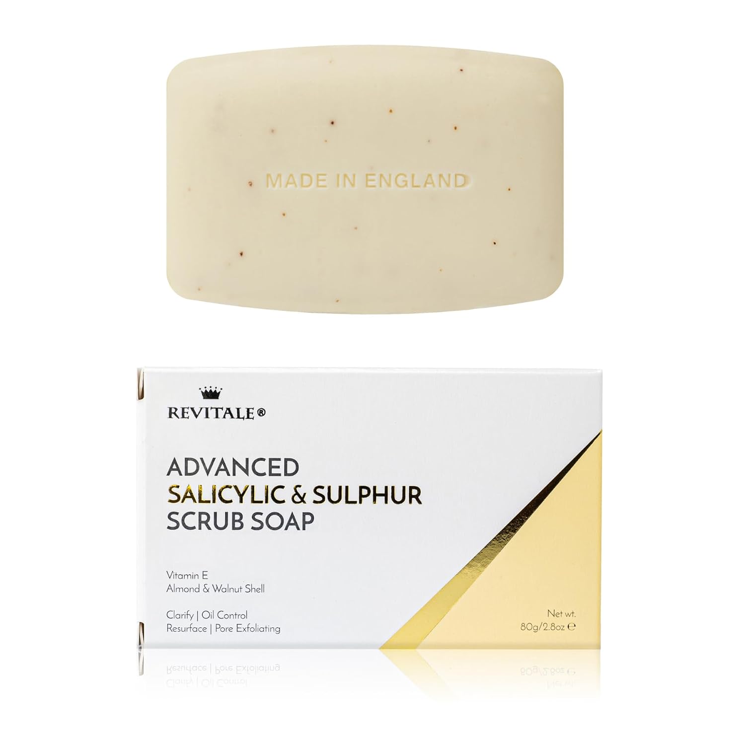 Revitale Advanced BHA Salicylic Acid & Sulphur Scrub Soap