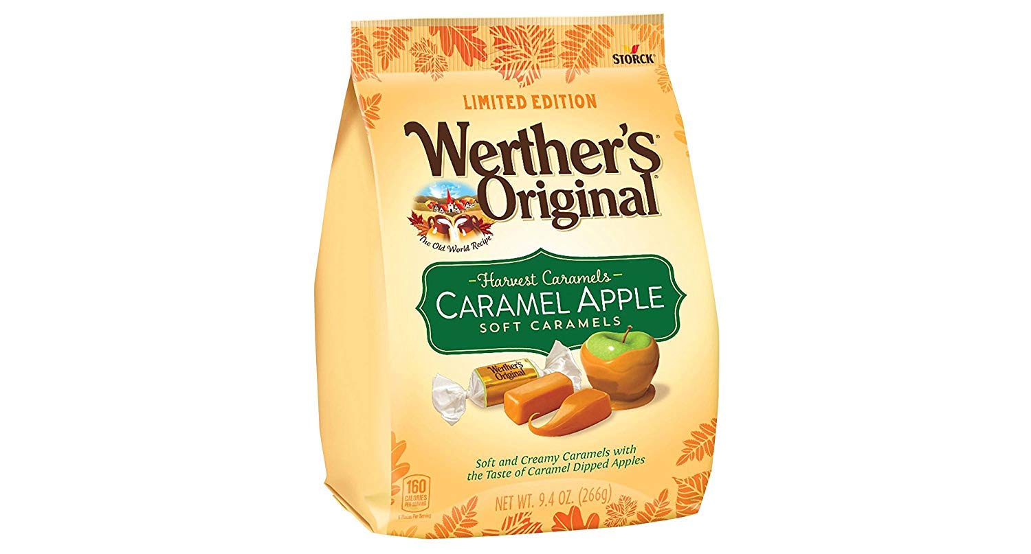 Werther's Original Caramel Coffee Hard Candy - Individually Wrapped Hard Candies for Halloween, Parties, or Snacks - 2.65 oz Bags (Pack of 3)