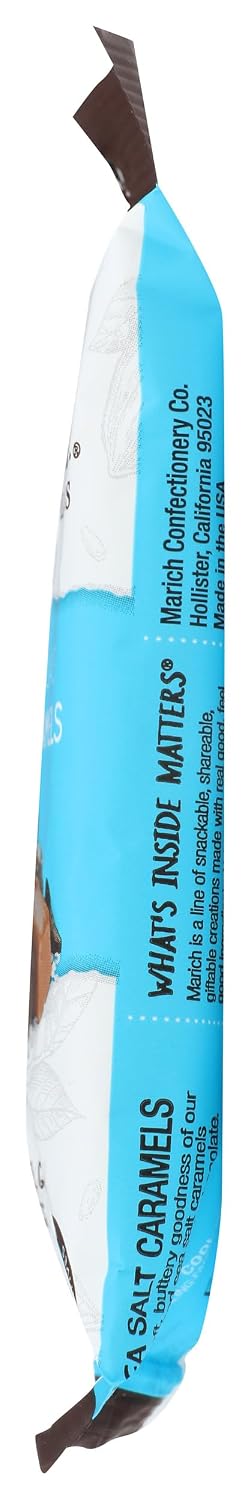 MARICH CONFECTIONERY Dark Choc Sea Salt Caramels, 2 OZ