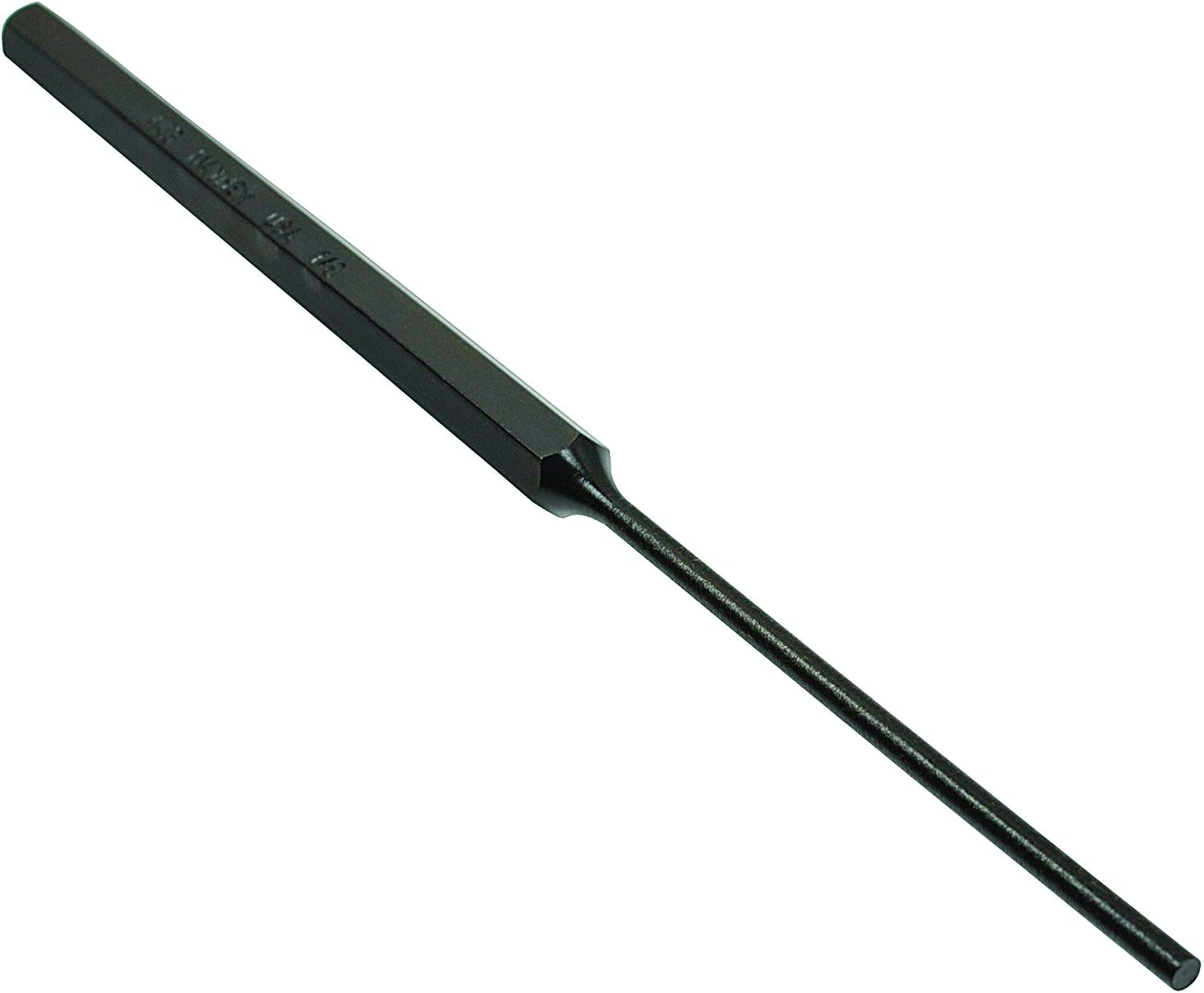 Mayhew Tools 21500 Extra Long Pin Punch, 1/8" x 8", Black Oxide Finish