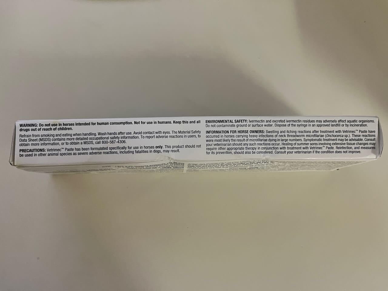 Vetrimec Paste (Ivermectin 1.87%)
