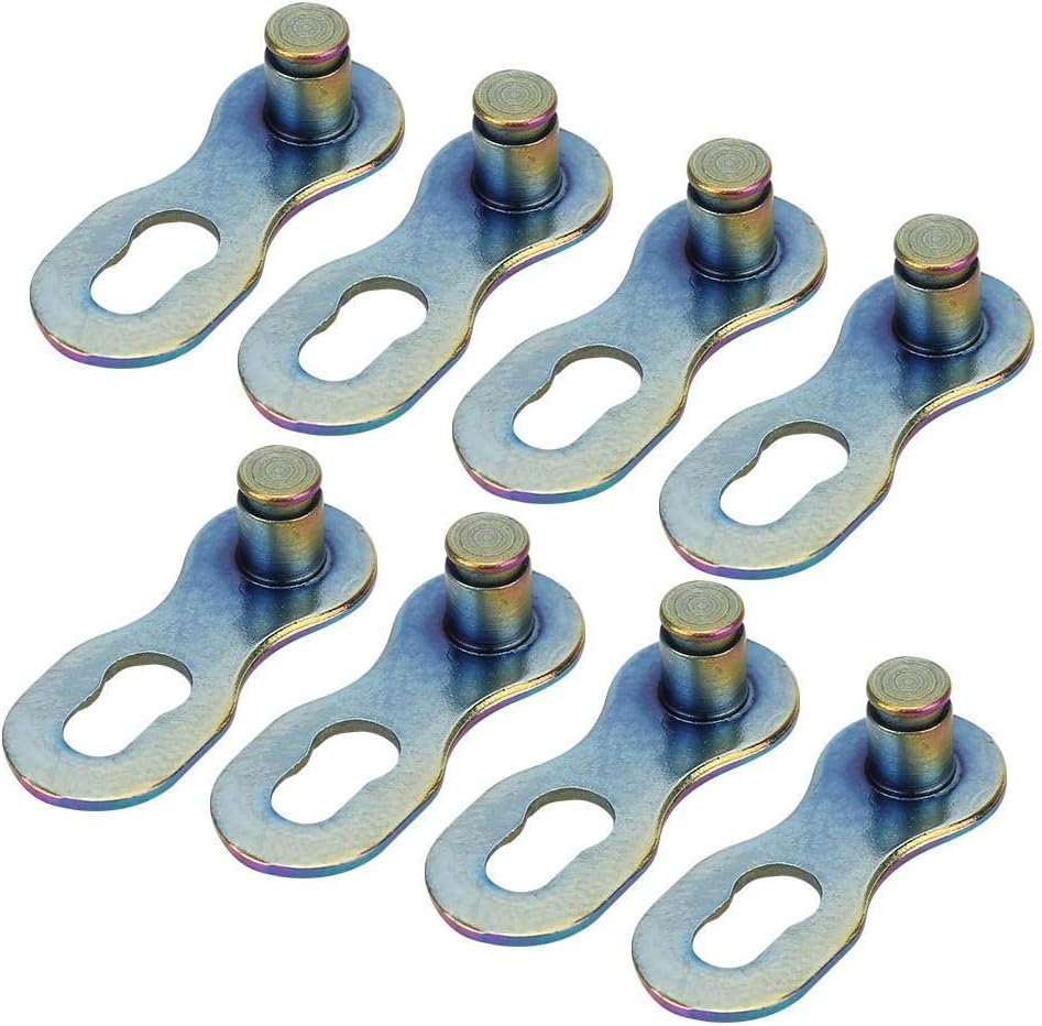 RiToEasysports 4Pair Chain Connector,Steel 12 Speed Chain Missing Link Connector Parts Cycling Accessory for Mountain Bike and Road Bike Chain