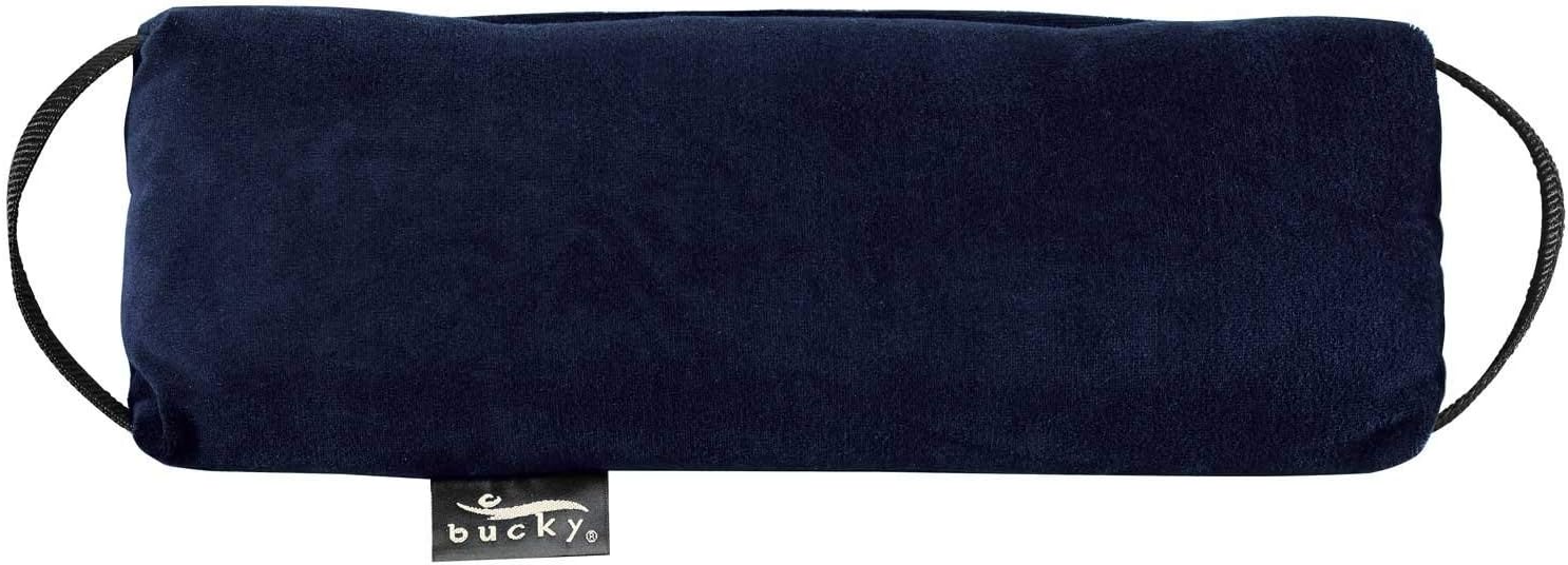 Bucky Baxter Ergonomic & Supportive Adjustable Lumbar Pillow, Black, One Size,Cotton