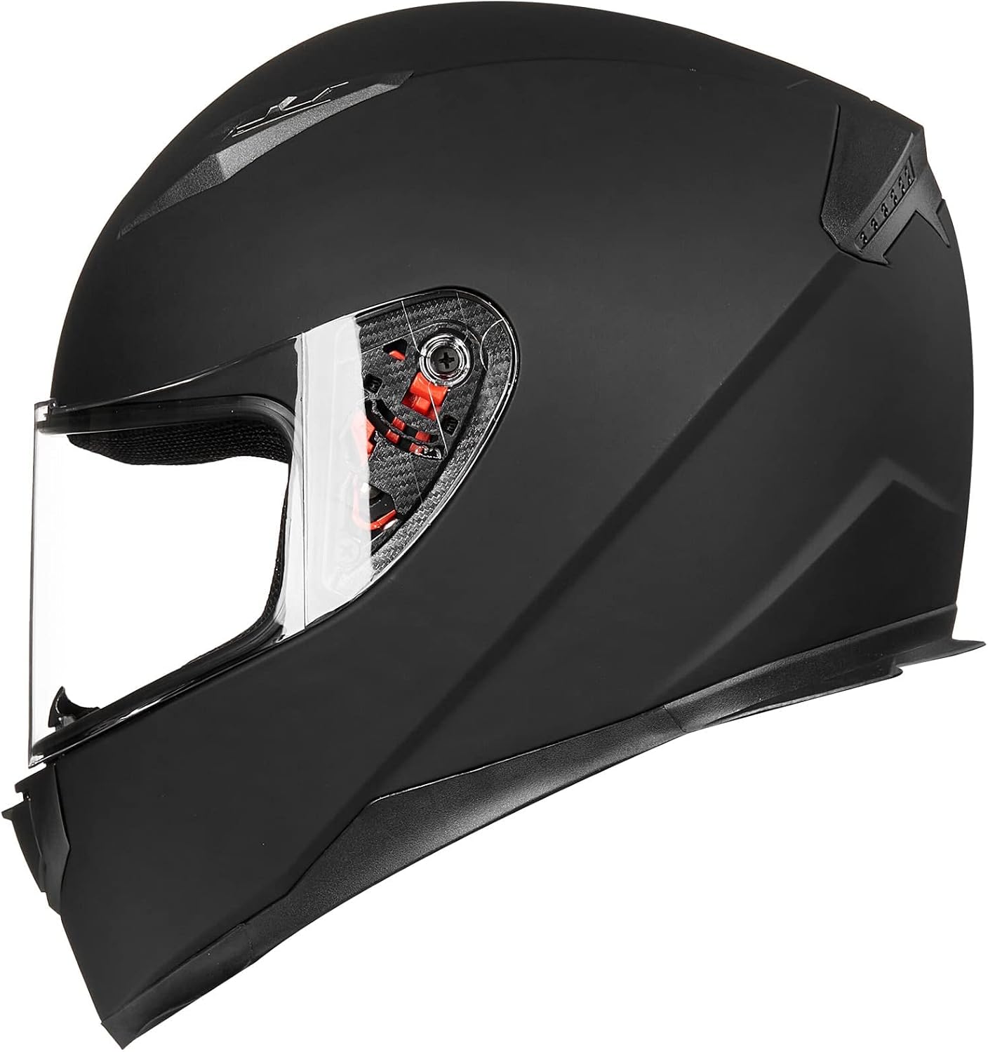 ILM Full Face Motorcycle Street Bike Helmet with Removable Winter Neck Scarf + 2 Visors DOT Model ILM-313