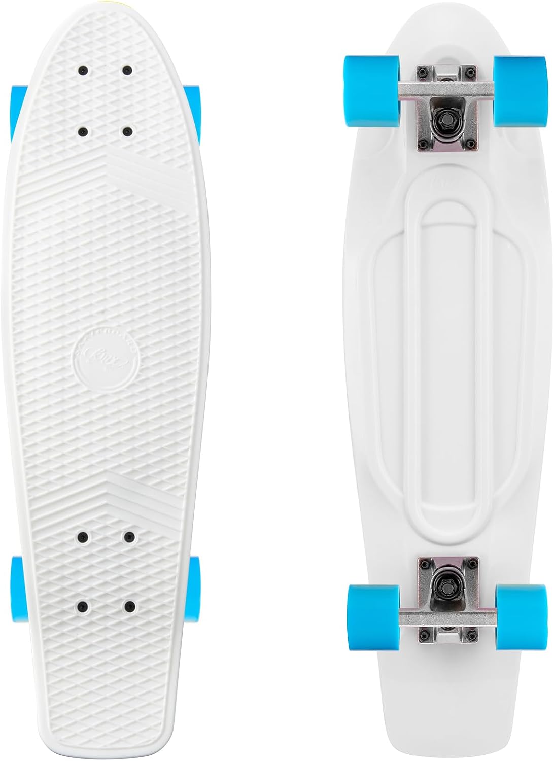 KMX Classic Retro Mini Cruiser Skateboard for Kids, Teens, Adults
