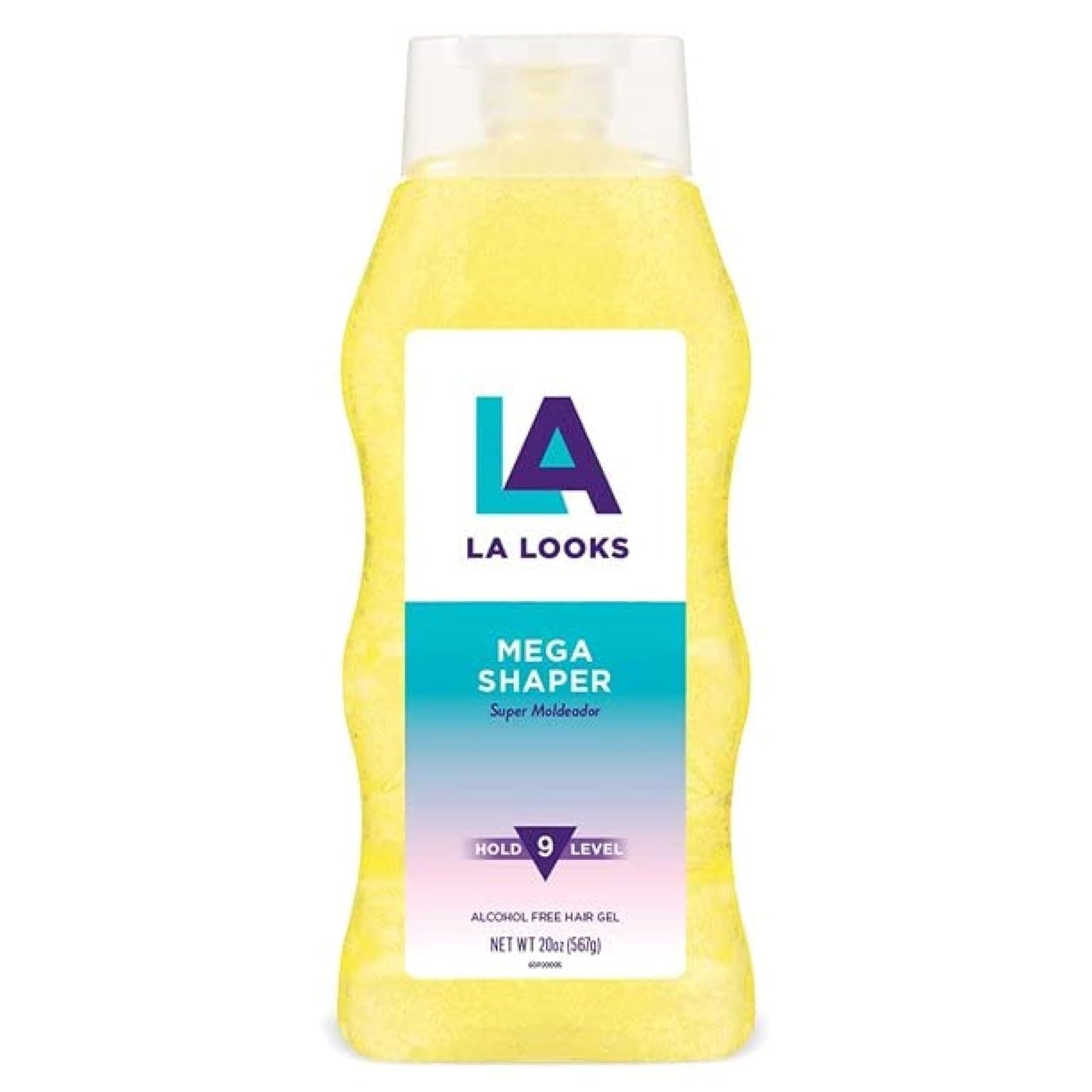 L.A. Looks Mega Shaper Hair Gel - Hold 9 Level - 20 Oz (567g)