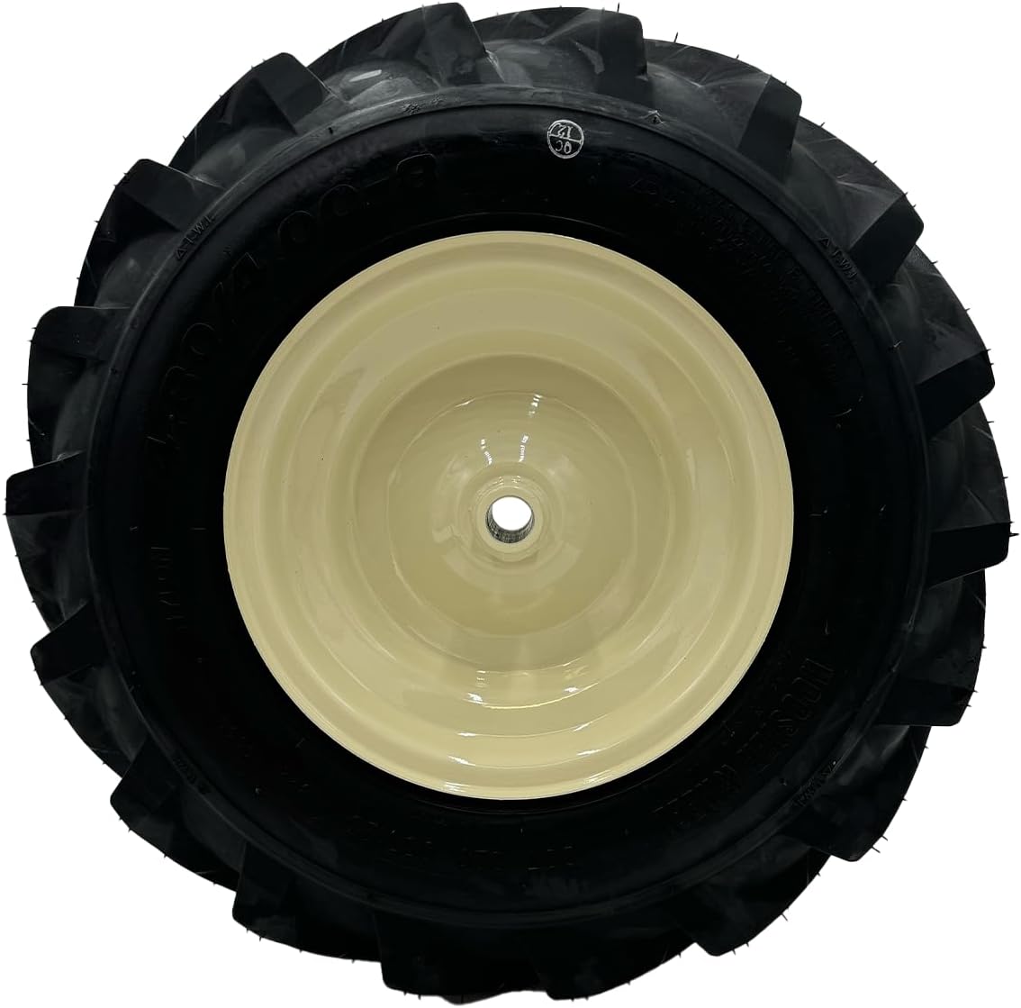 MAYITOP 4.80x4.00-8 Tractor Tread Tire & Rim with 3/4 Inch Hub - Compatible with Cub Cadet & Troy-Bilt Tillers