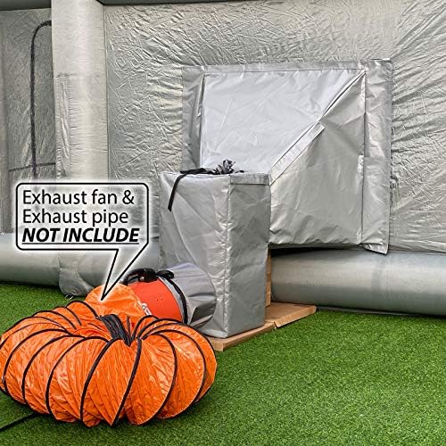 Sewinfla Inflatable Paint Booth Side Window Air Draft Device Small Size for Indoor (Elephant Trunk，NOT Suitable for Any Other Brand Paint Booth)