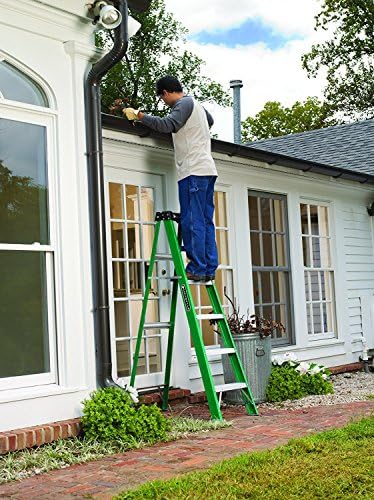 Louisville Ladder 4-Foot Fiberglass Step Ladder, 225-Pound Load Capacity, Type II, FS4004